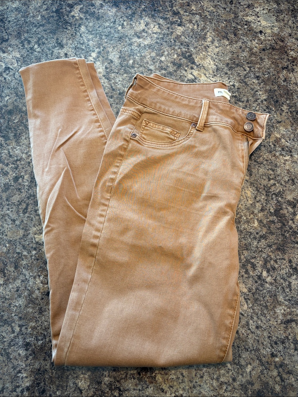 Maurice’s High-Rise Tan Skinny Jeans Size M Reg